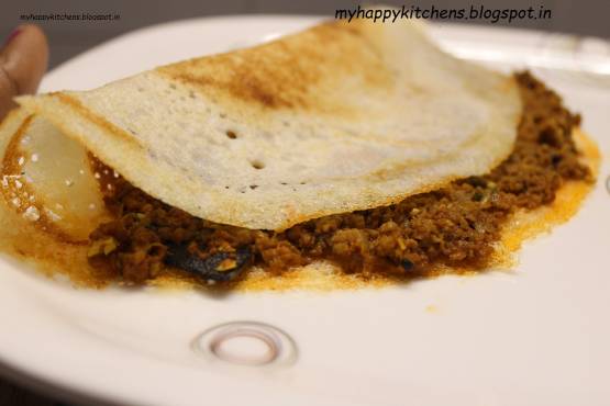 Mutton Keema Dosa